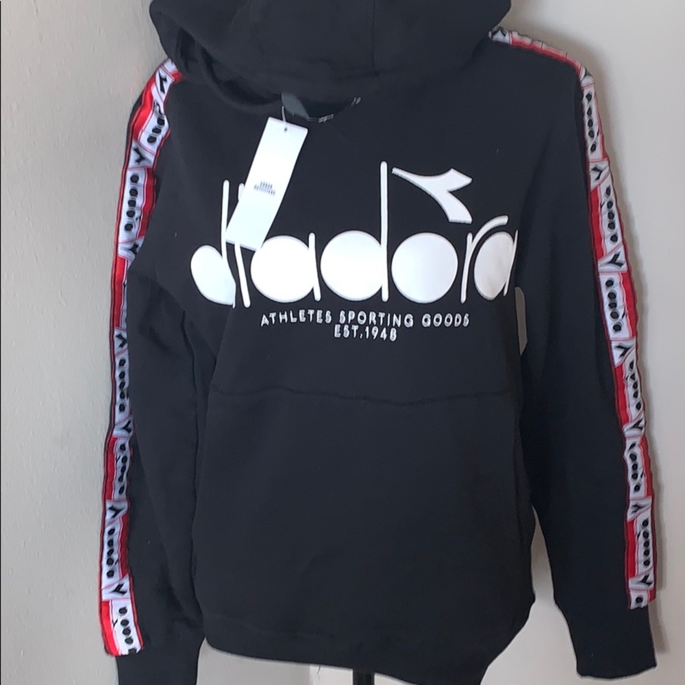 Diadora Logo Hoodie Size XS NWT - Picture 2 of 7